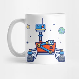 Space robot cartoon Mug